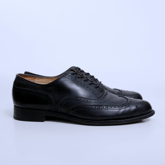 Cole Haan Leather Wingtip Oxfords Shoes Black Men 10.5‎ main image 4